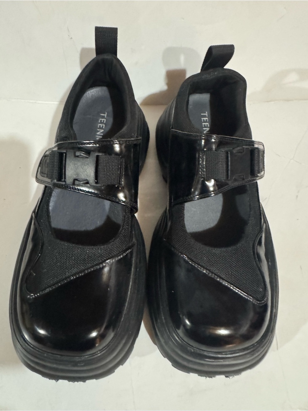 Teenmix Black Patent Mary Jane School Shoes Size 240/1.5 US 7.5